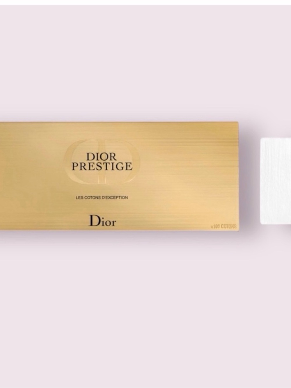 Christian Dior Prestige Luxury Gold & White Packaging